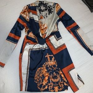 Fashion nova “Whole lotta Class saying mine dress”